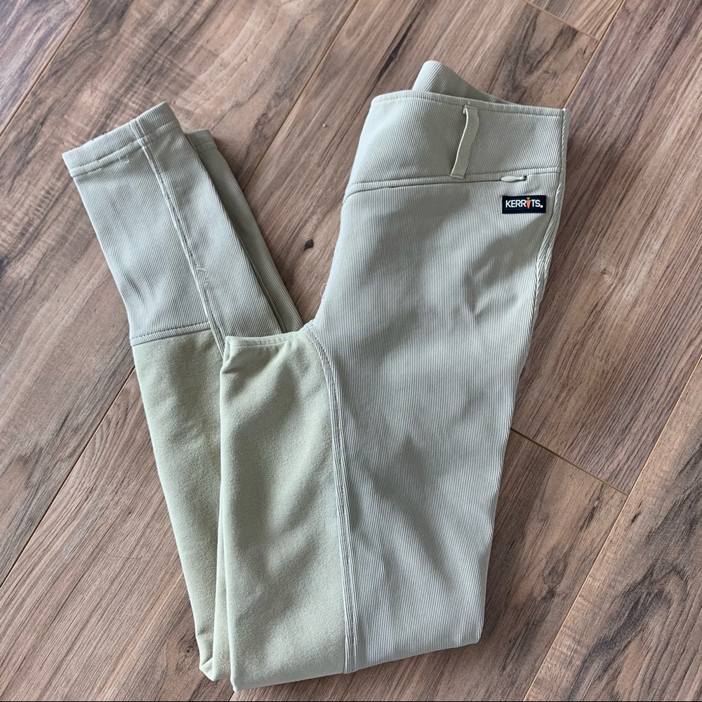 Kerrits Tan Ladies Microcord KP Riding Pants